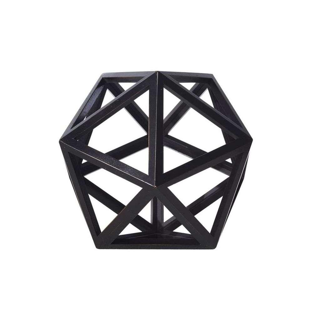 Da Vinci Model Icosahedron Black