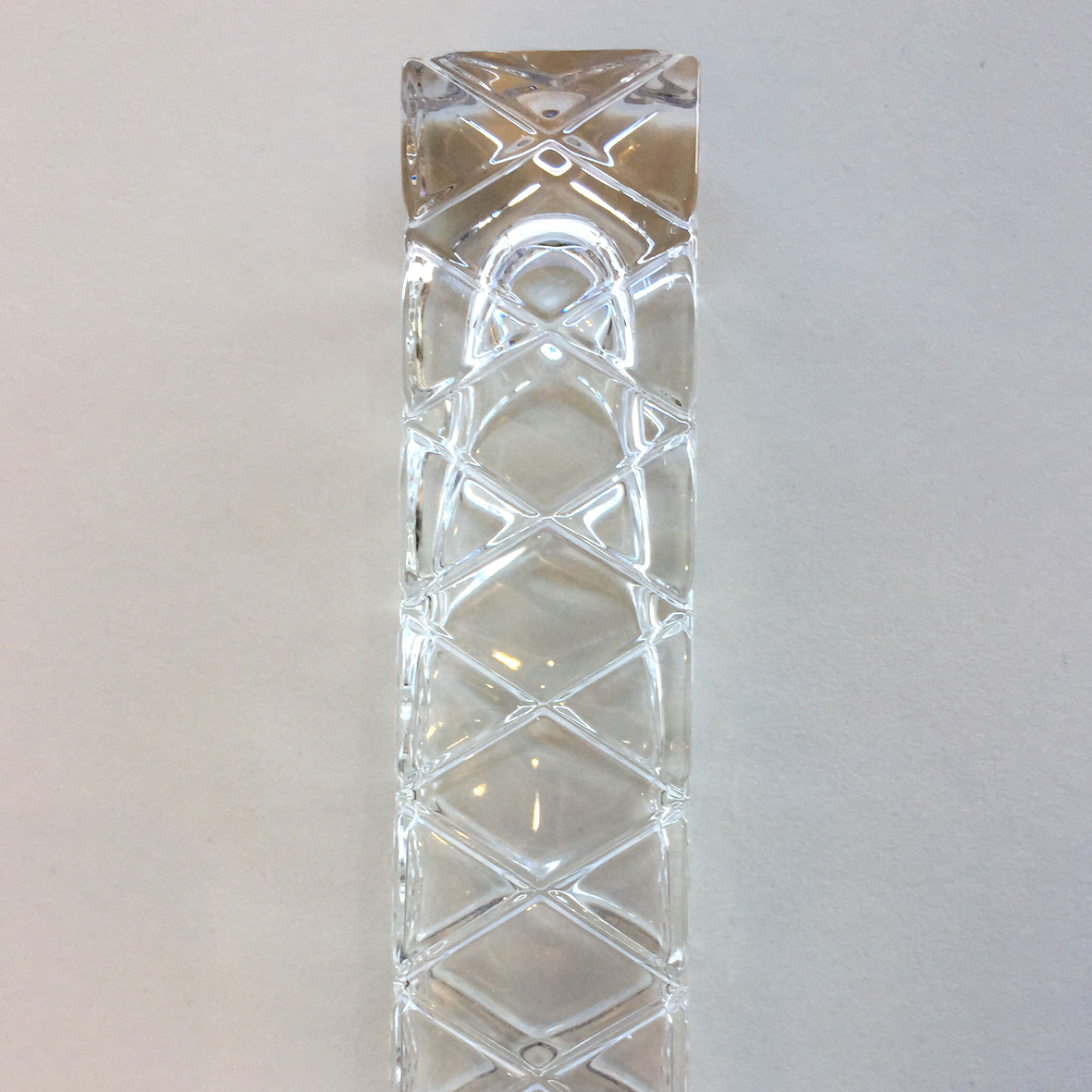 Engraved finish crystal 