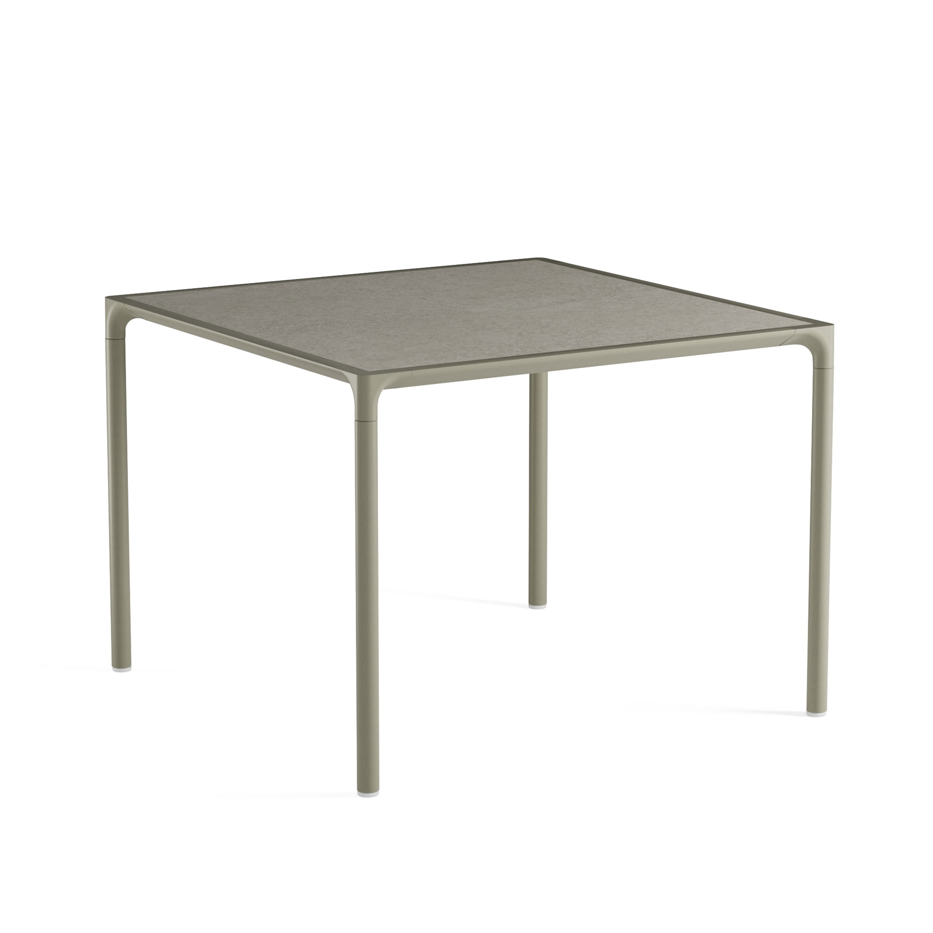 Terramare Quadratischer Tisch mit Steinzeugplatte, 4 Plätze