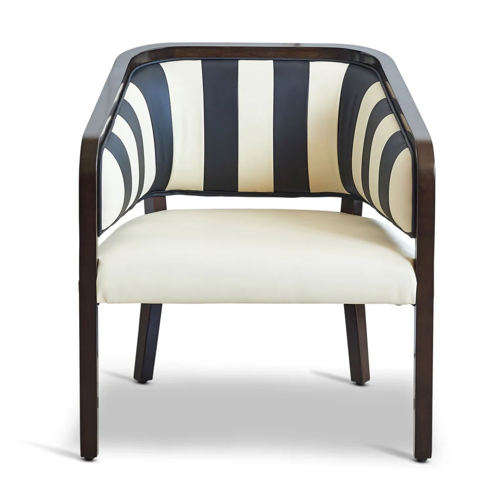 Martini Chair, Black & White von Authentic Models