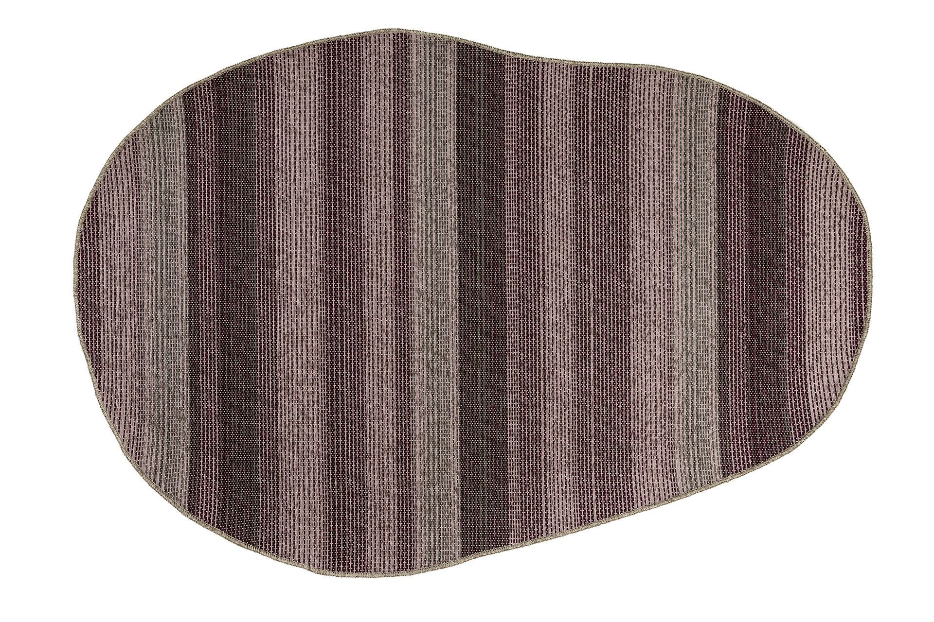 SILKY Rug Tweed Eggplant Teppich