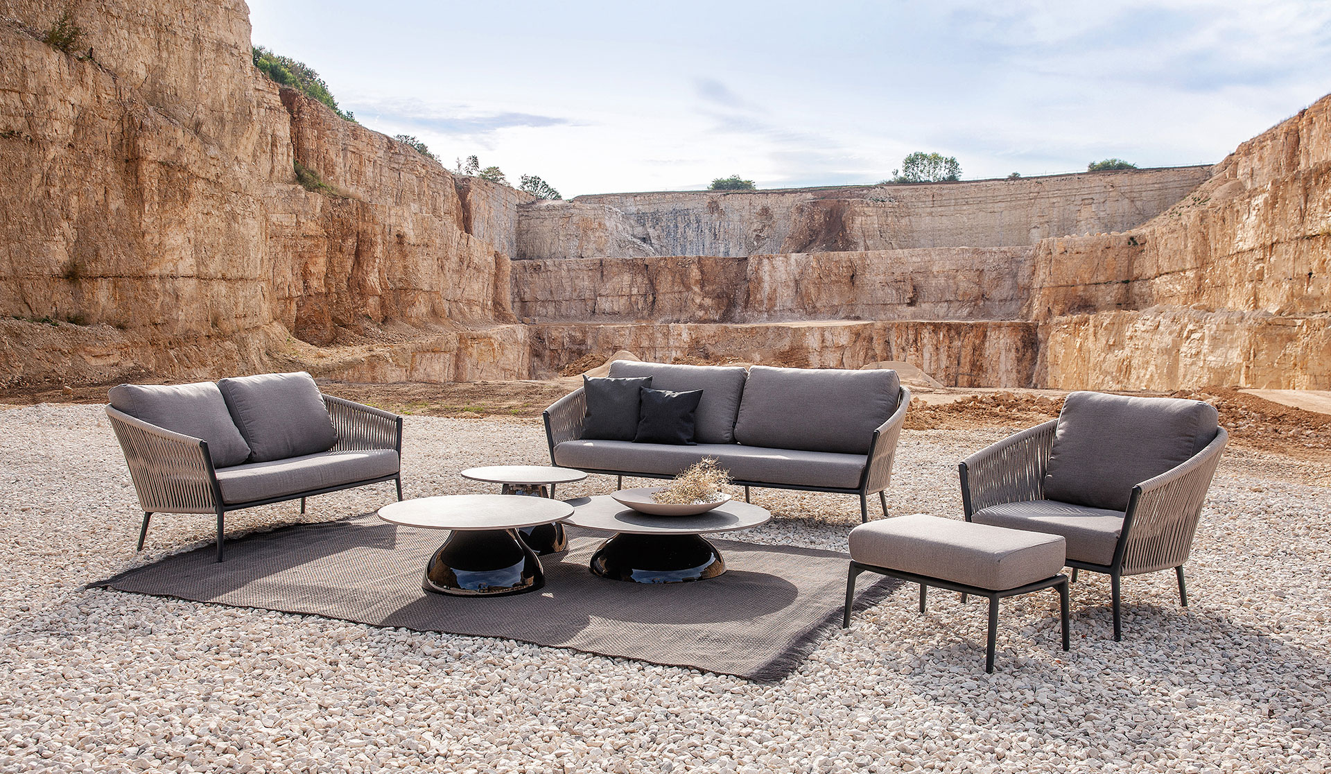 Cosmo Lounge 3-Sitzer Sofa Outdoor