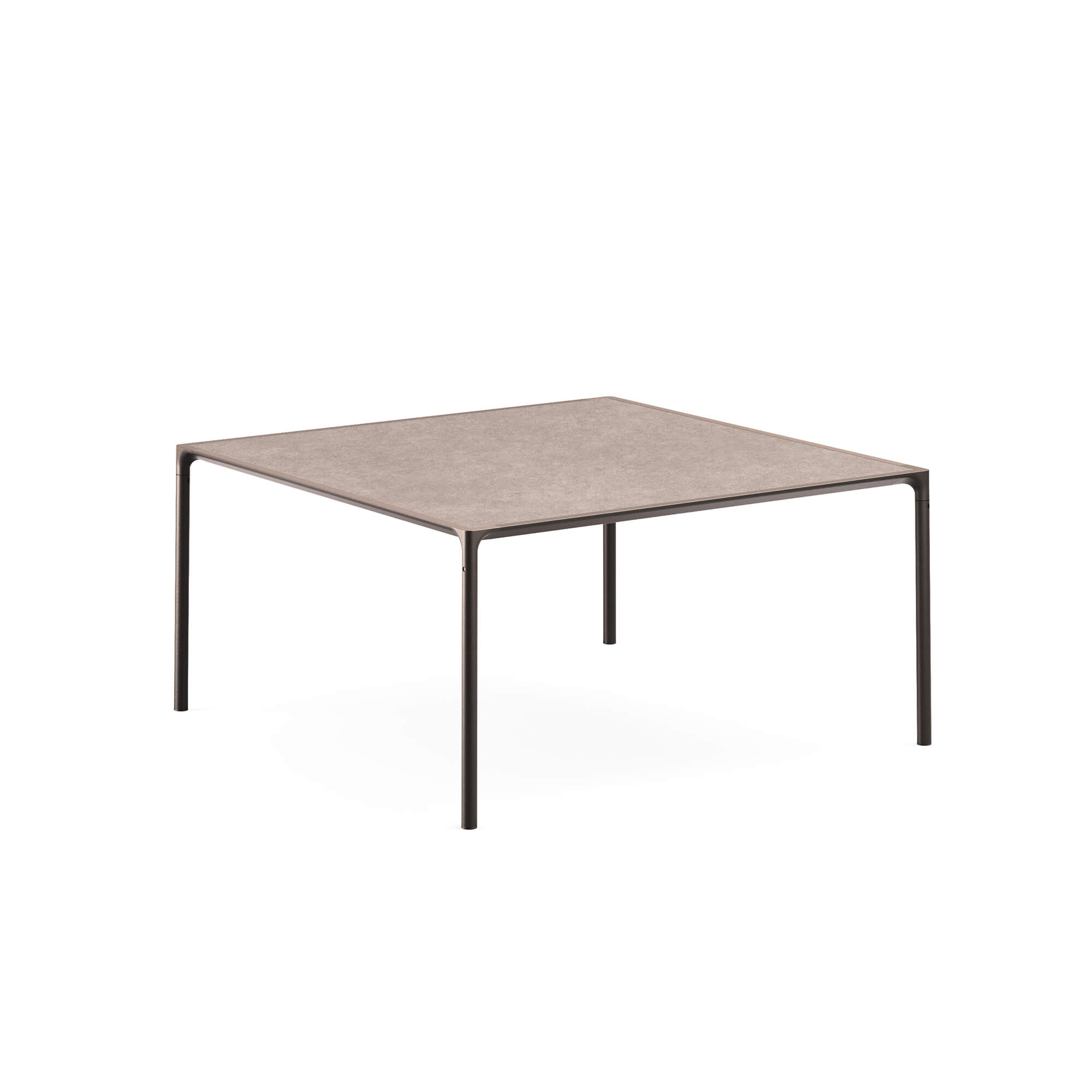 Terramare Quadratischer Tisch mit Steinzeugplatte, 8 Plätze