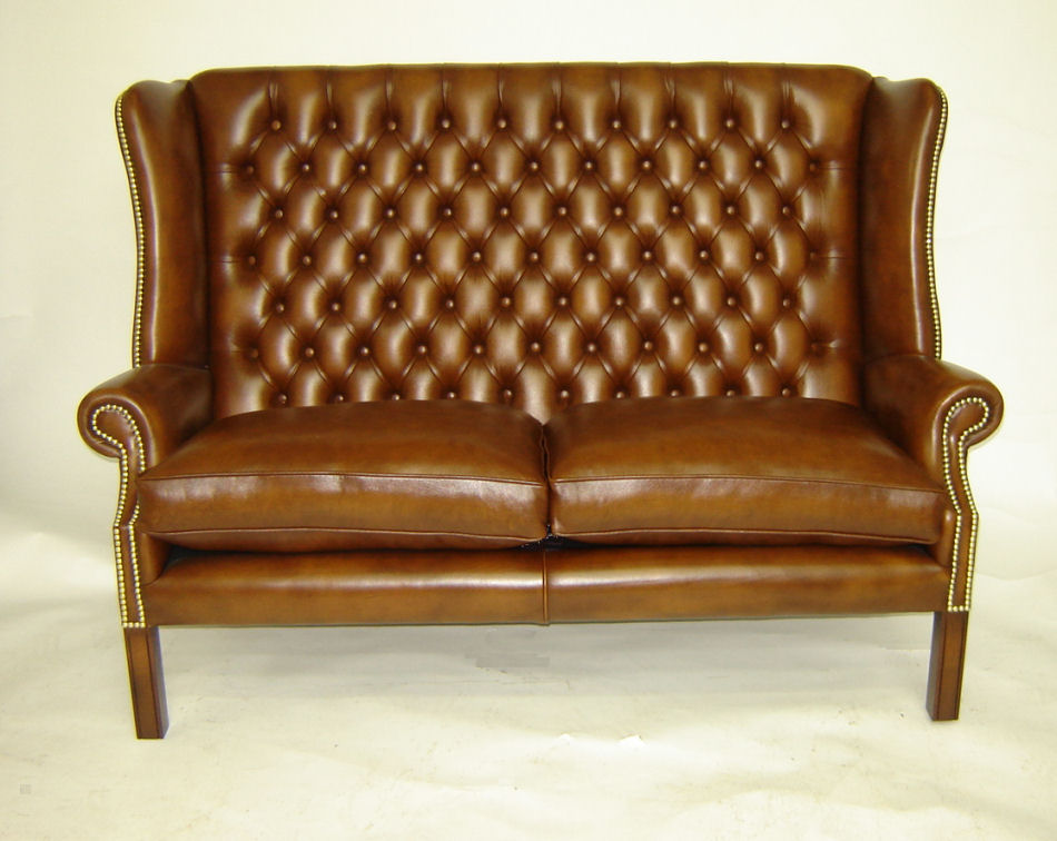 York 2-Sitzer Sofa aus Leder