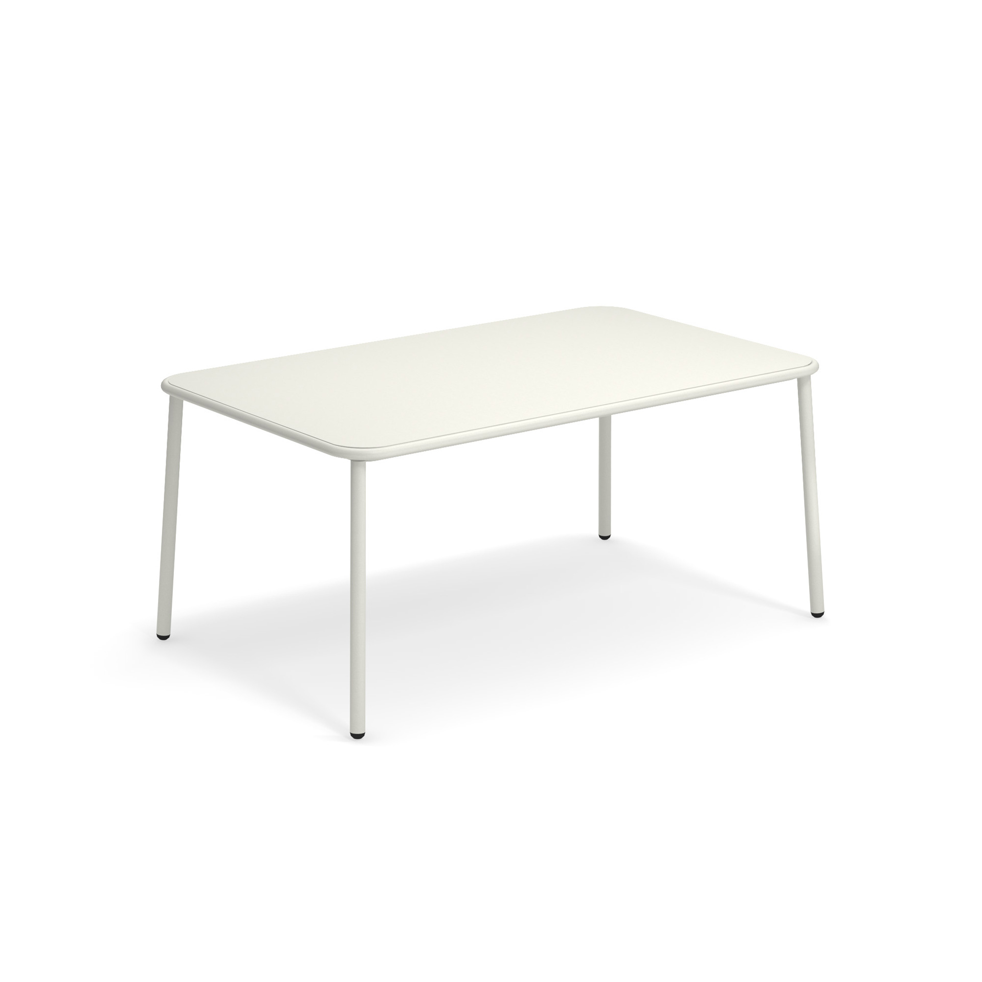 Yard rechteckiger Tisch mit Aluminiumplatte